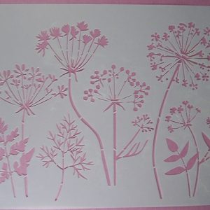 Stencil Wildflowers stijl 9