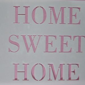Stencil Tekst Home Sweet Home