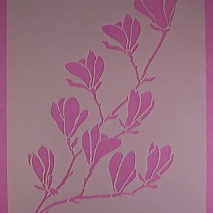 Stencil Magnolia