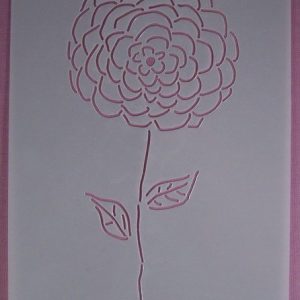 Stencil Flower stijl 5