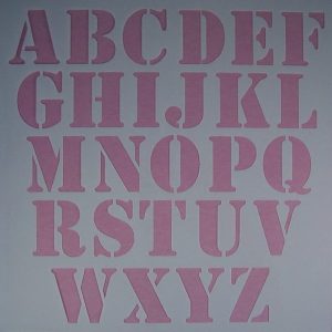 Stencil Alfabet Stijl 2 (xx-Large)