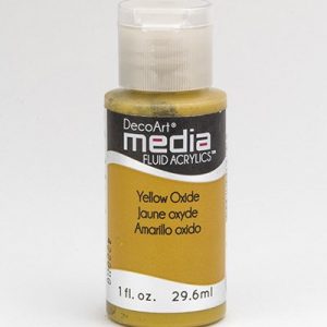 Mixed Media Acrylics Yellow Oxide