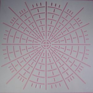 Stencil Mandala Abstract stijl 1 (xx-Large)
