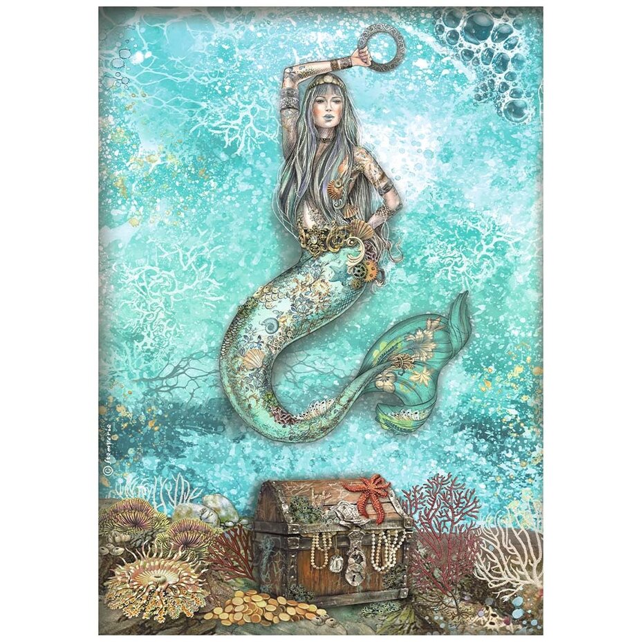 Songs of the Sea A4 Rice Paper Mermaid (DFSA4810)